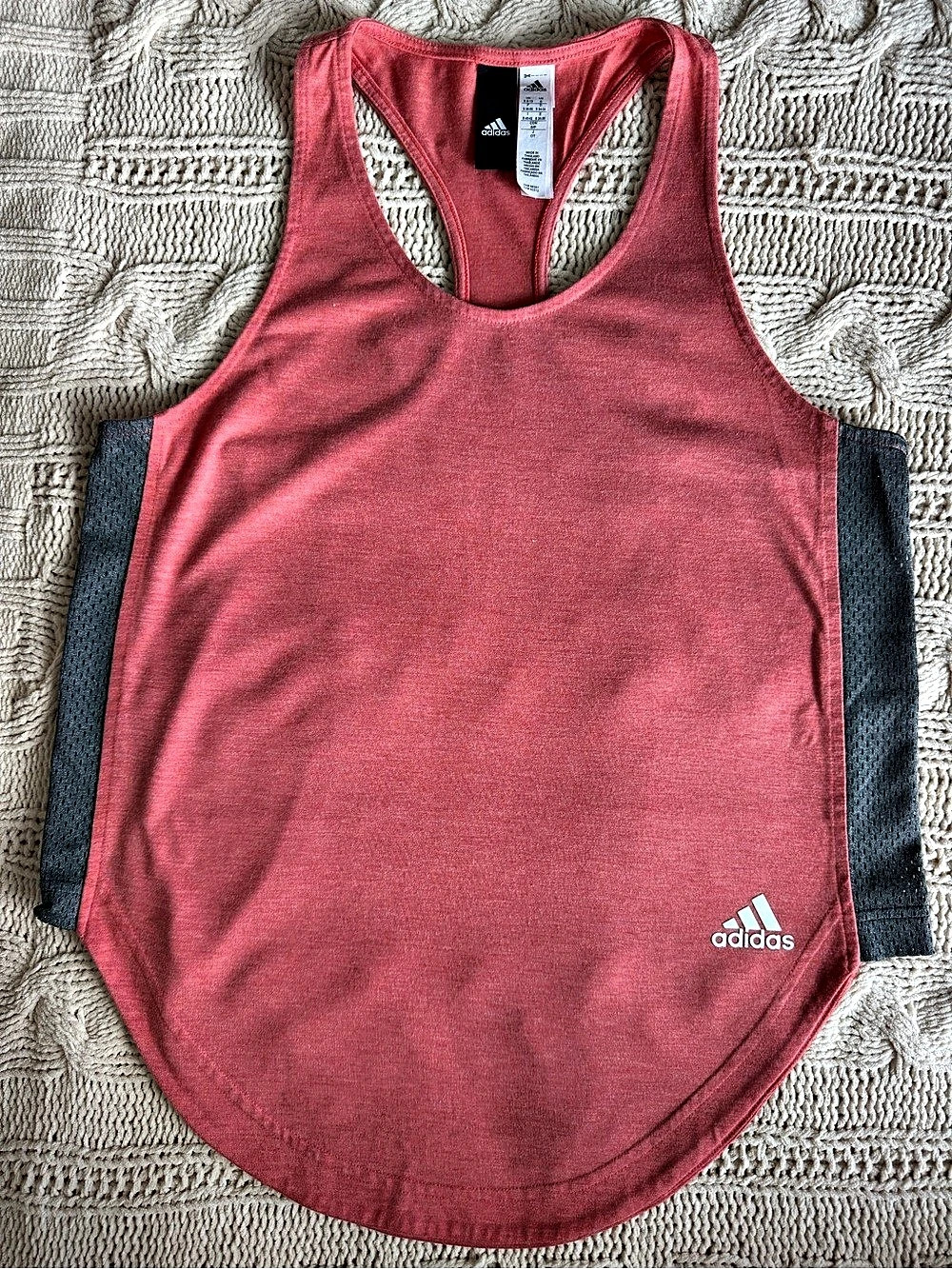 adidas Women's Athletic Tank Top in Pink & Black Size